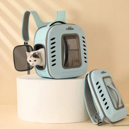 Sac à dos respirant et pliable pour chat Pour toi Mon chat