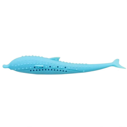 Brosse à dents en silicone en forme de dauphin pour chat Pour toi Mon chat