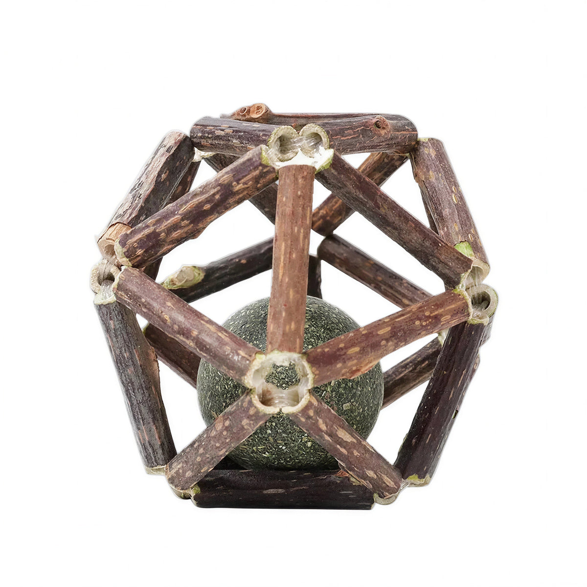 Jouet de bâtonnets en bois avec boule de cataire pour chat Pour toi Mon chat