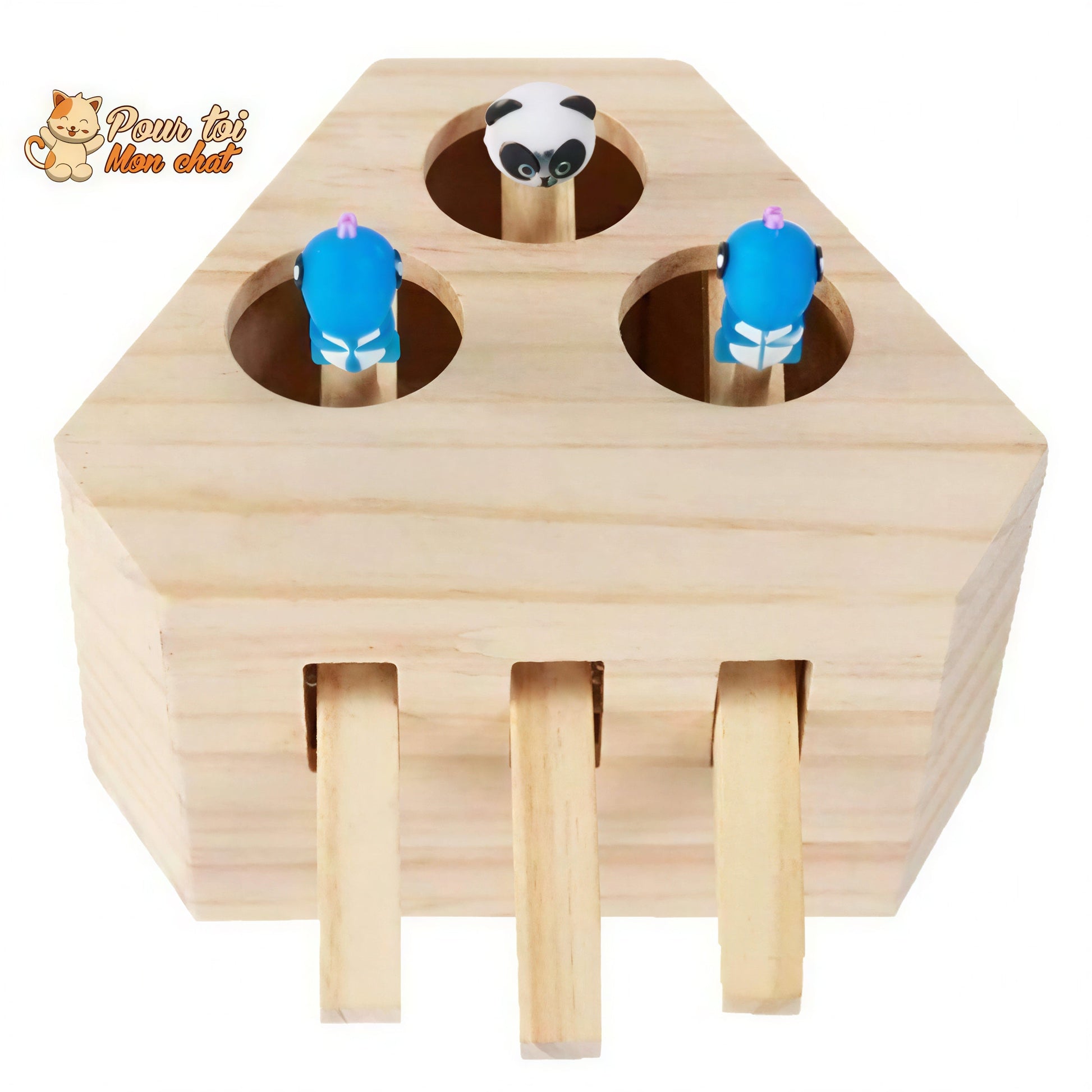 Jeu éducatif en bois - AttrapCat'™ Pour toi Mon chat