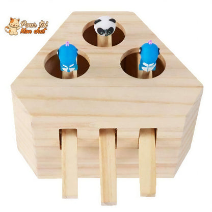 Jeu éducatif en bois - AttrapCat'™ Pour toi Mon chat