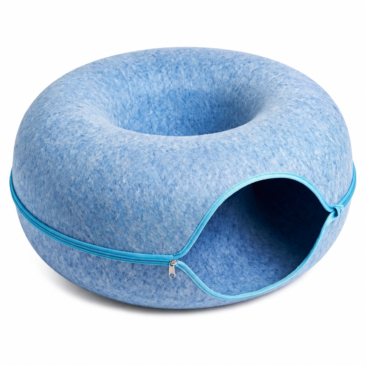 PANIER DE MAISON EN FEUTRE NATUREL POUR CHAT - DONUT4CAT™ Pour toi Mon chat