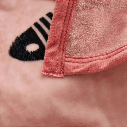 Cadeau Fan De Chat Plaid Rose Avec Tete De Chat Et Poisson Pour toi Mon chat