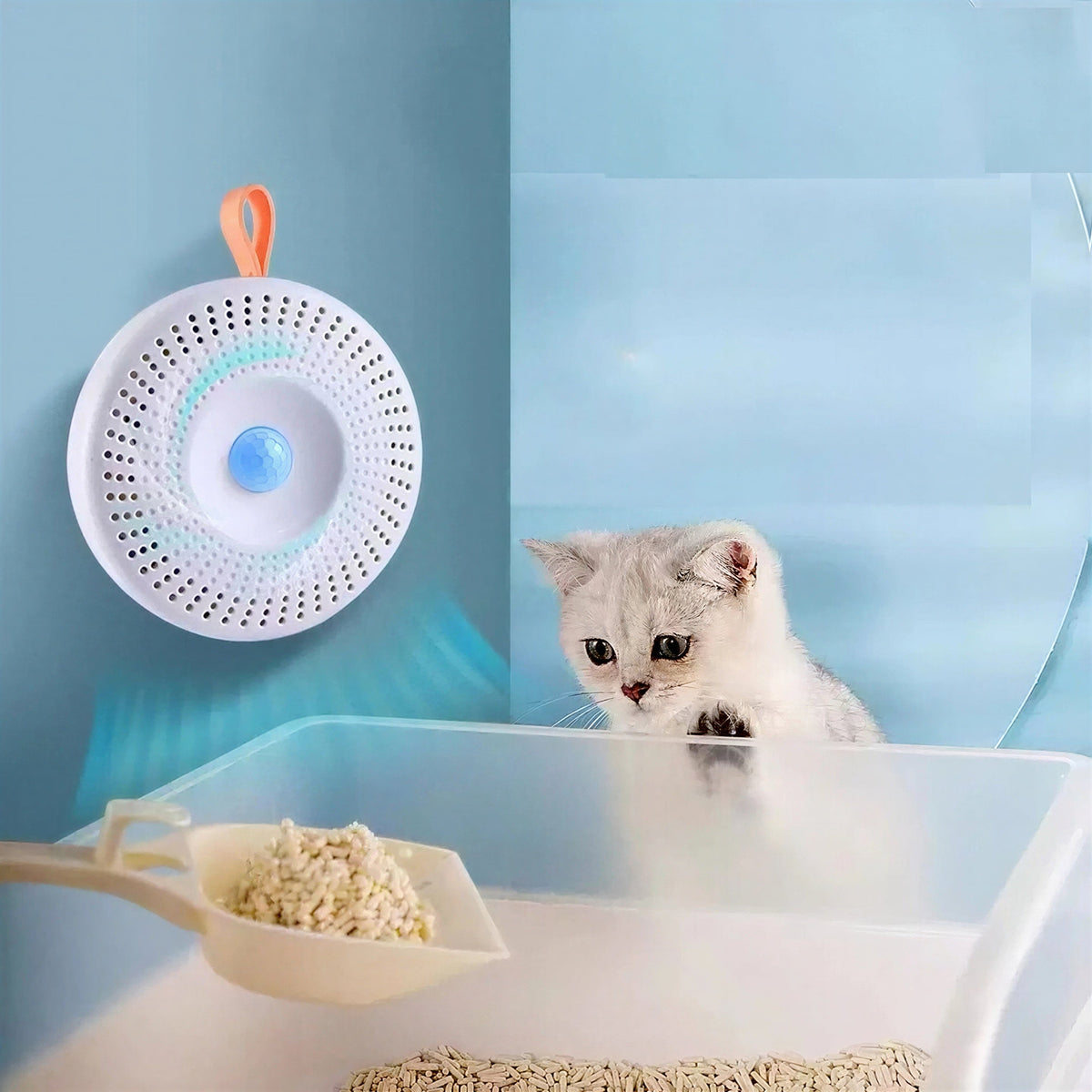 Éliminateur d'odeurs de boîte à litière pour chat Pour toi Mon chat