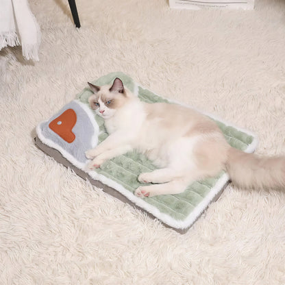Tapis de lit doux et luxueux pour chat Pour toi Mon chat