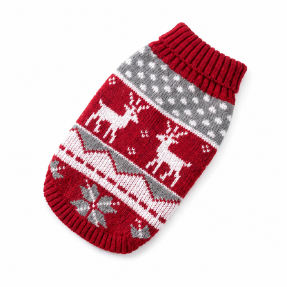 Pull pour Chat Chaud Style Noël avec des Cerfs Pour toi Mon chat