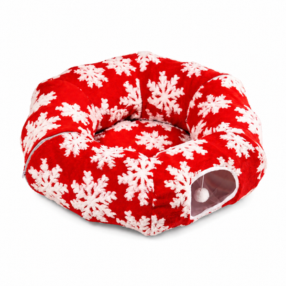 Lit pour Chat Modulable Motif Flocons de Neige Pour toi Mon chat