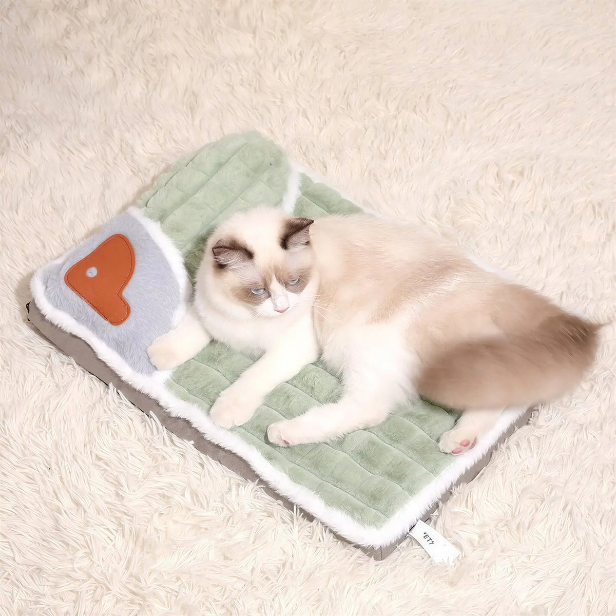 Tapis de lit doux et luxueux pour chat Pour toi Mon chat