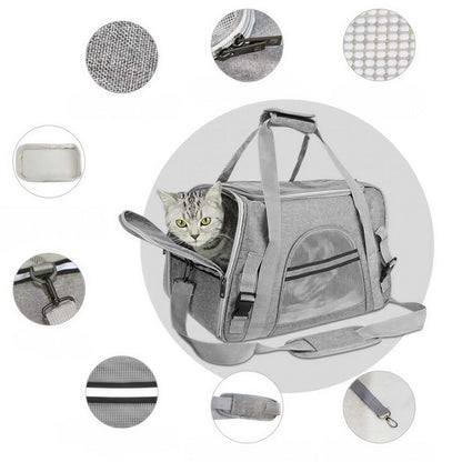 Sac à main à bandoulière pour le transport des chats Pour toi Mon chat
