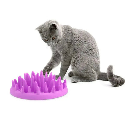 Gamelle Anti Glouton Chat Antidérapante en Plastique Dur Pour toi Mon chat