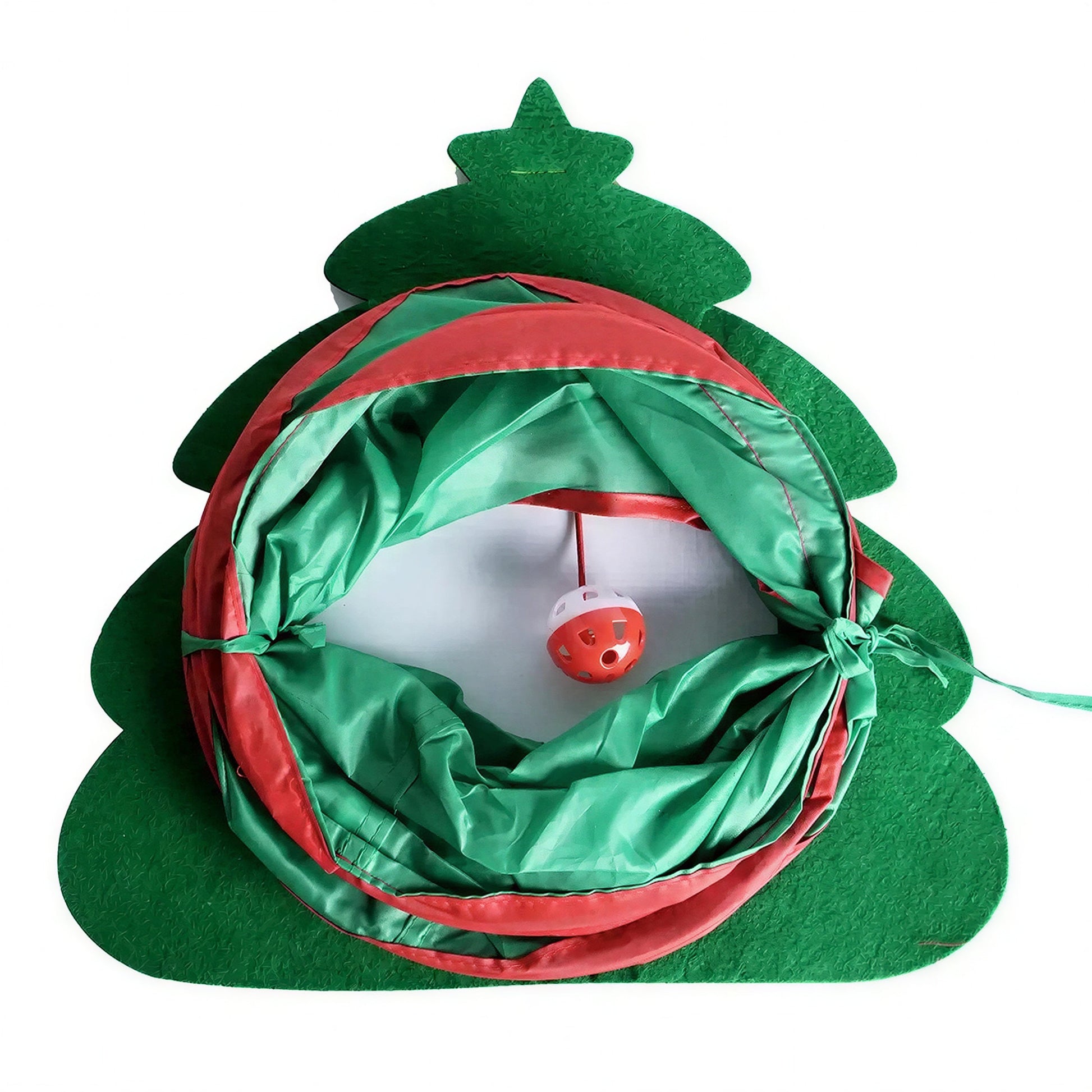 Noël Pour Chat Jouet Forme Tunnel Sapin De Noël Pliable Pour toi Mon chat