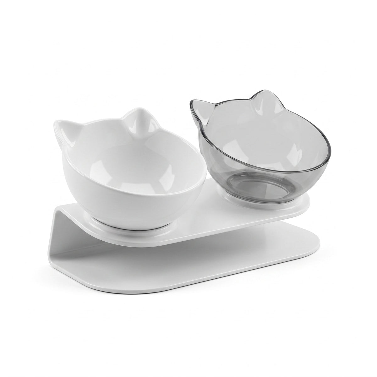 Gamelle Tête de Chat 2 en 1 - Cat'Twin'Bowl™ Pour toi Mon chat