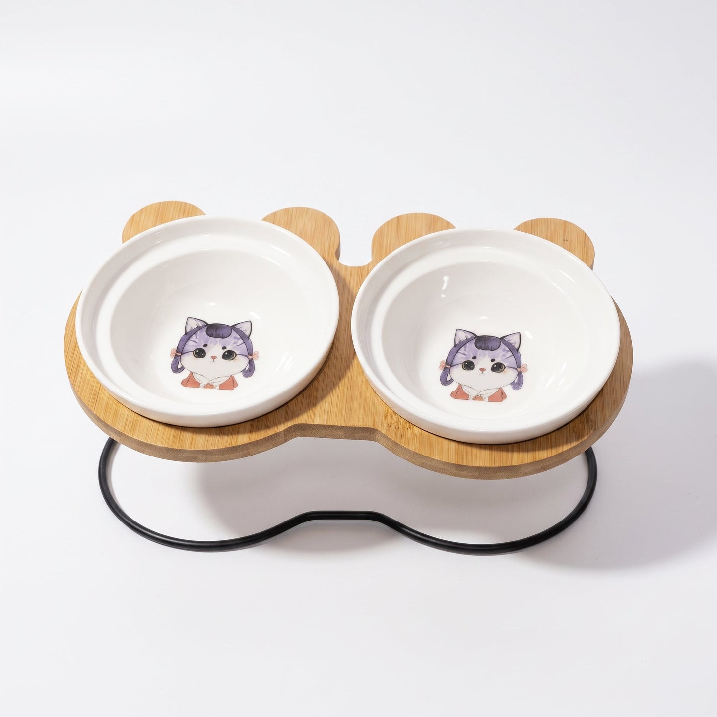 Bols d’alimentation et de boisson en céramique pour chats - MonChatBol™ Pour toi Mon chat