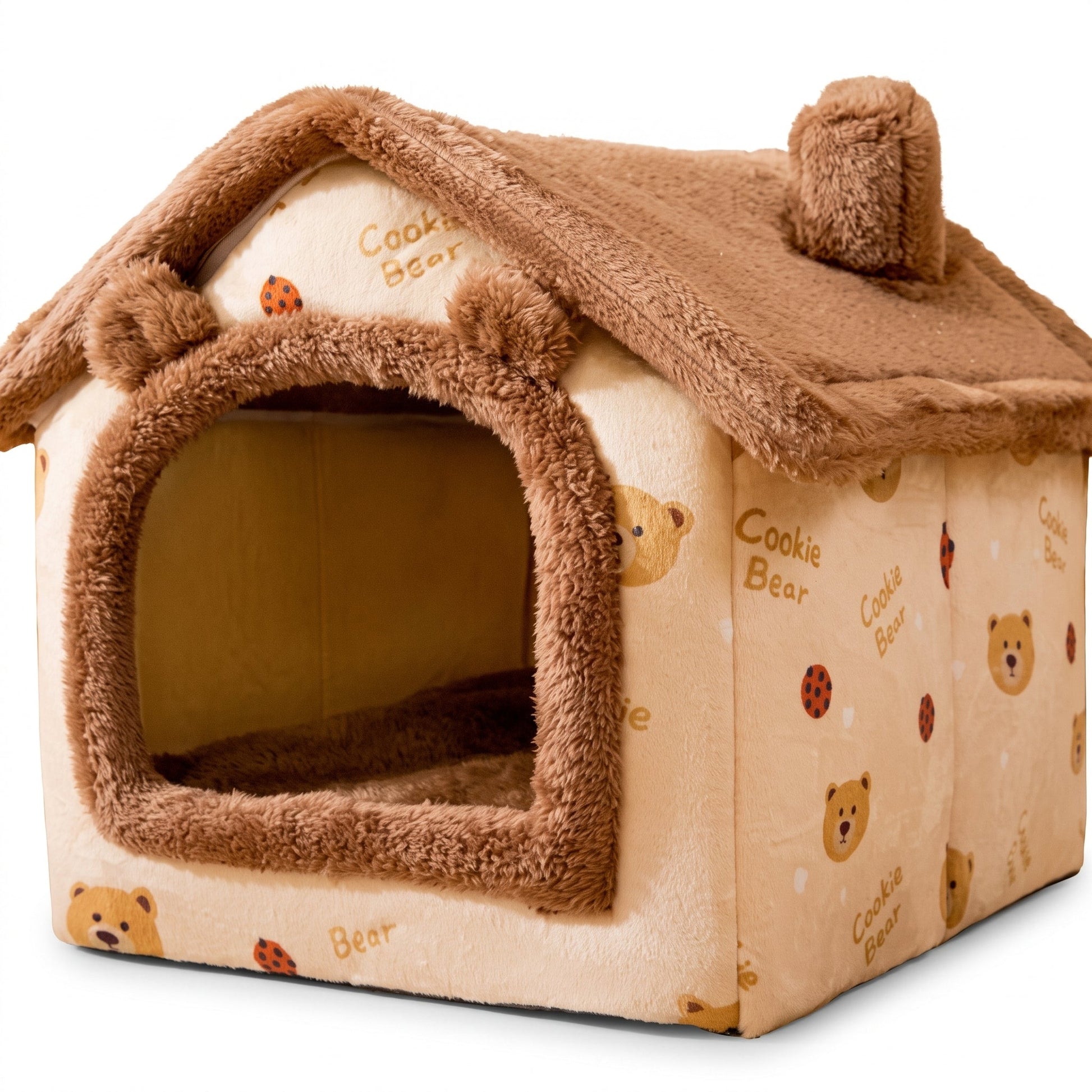 PETITE MAISON EN PELUCHE POUR CHAT – TOITpourCHAT™ Pour toi Mon chat