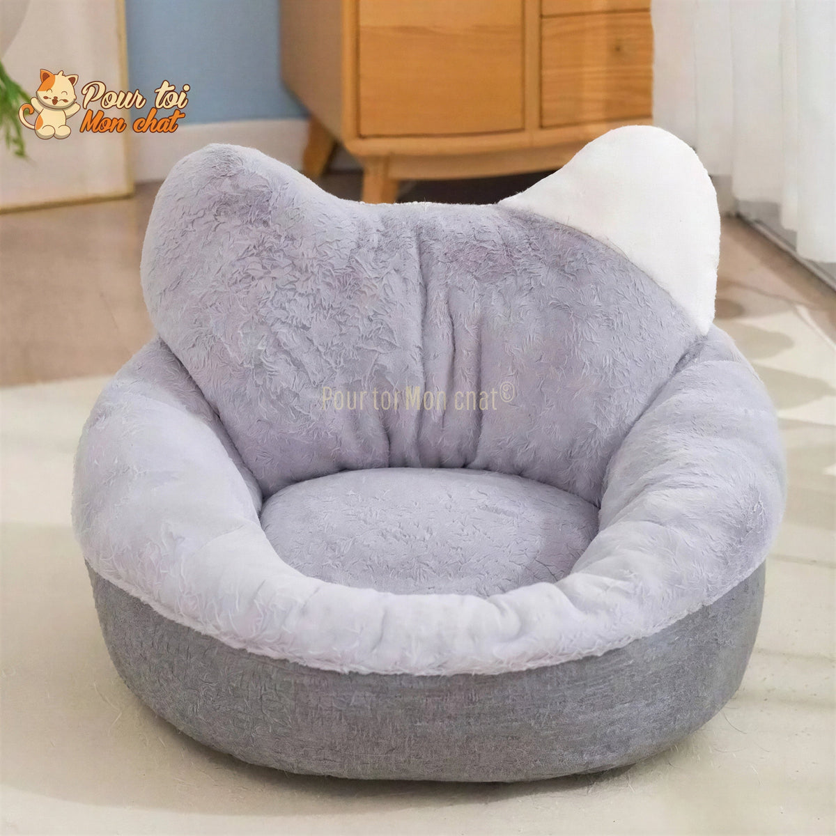 COUSSIN POUR CHAT ULTRA MOELLEUX – CHAT’FAUTEUIL™ Pour toi Mon chat