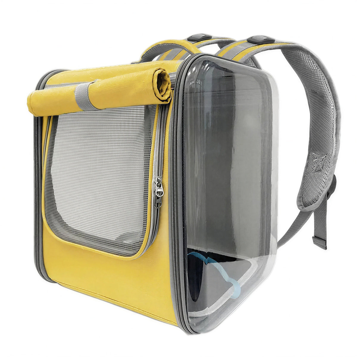 Sac à dos carré de transport spacieux pour chat Pour toi Mon chat