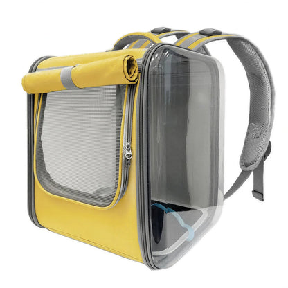 Sac à dos carré de transport spacieux pour chat Pour toi Mon chat