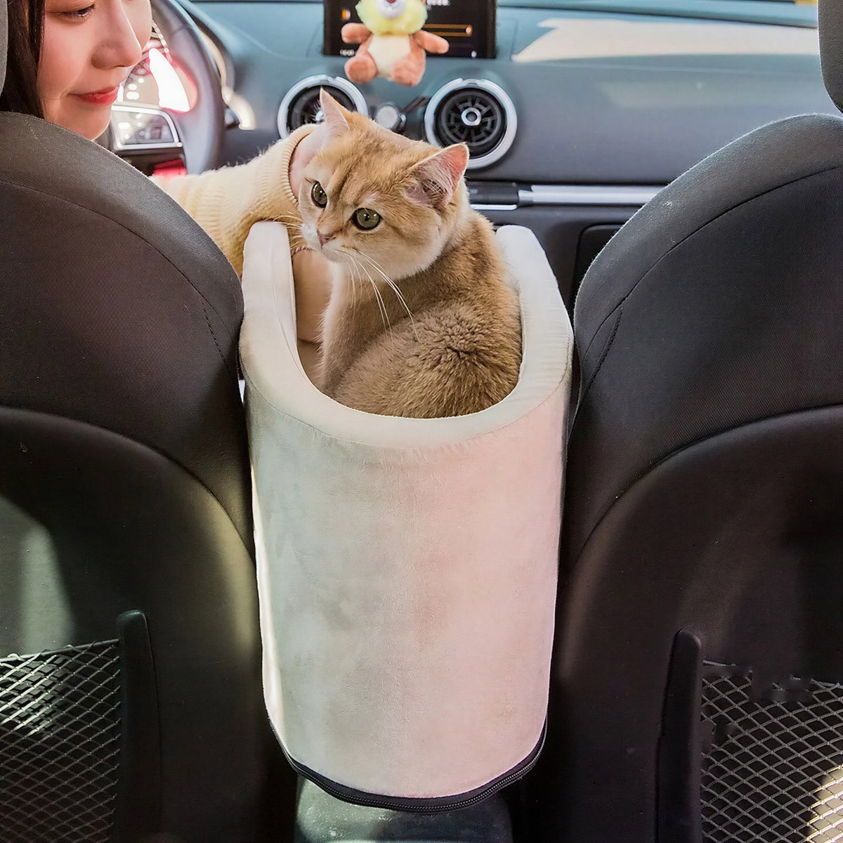 Lit de voiture pliable et confortable pour chat Pour toi Mon chat