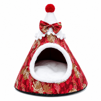 Noël Sapin de Noël Or et Argent - Pour Chat - SapinVelours™ Pour toi Mon chat