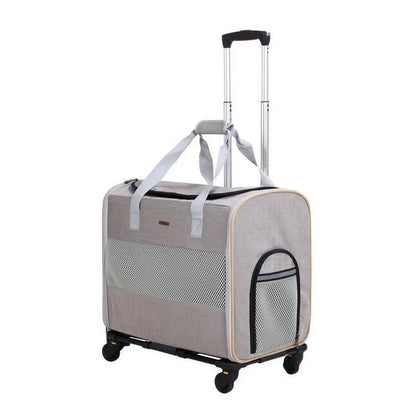 Sac portable télescopique à roulettes pour chat Pour toi Mon chat