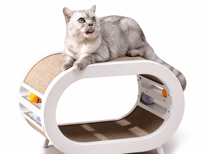 Griffoir ludique, design et spacieux pour chats Pour toi Mon chat