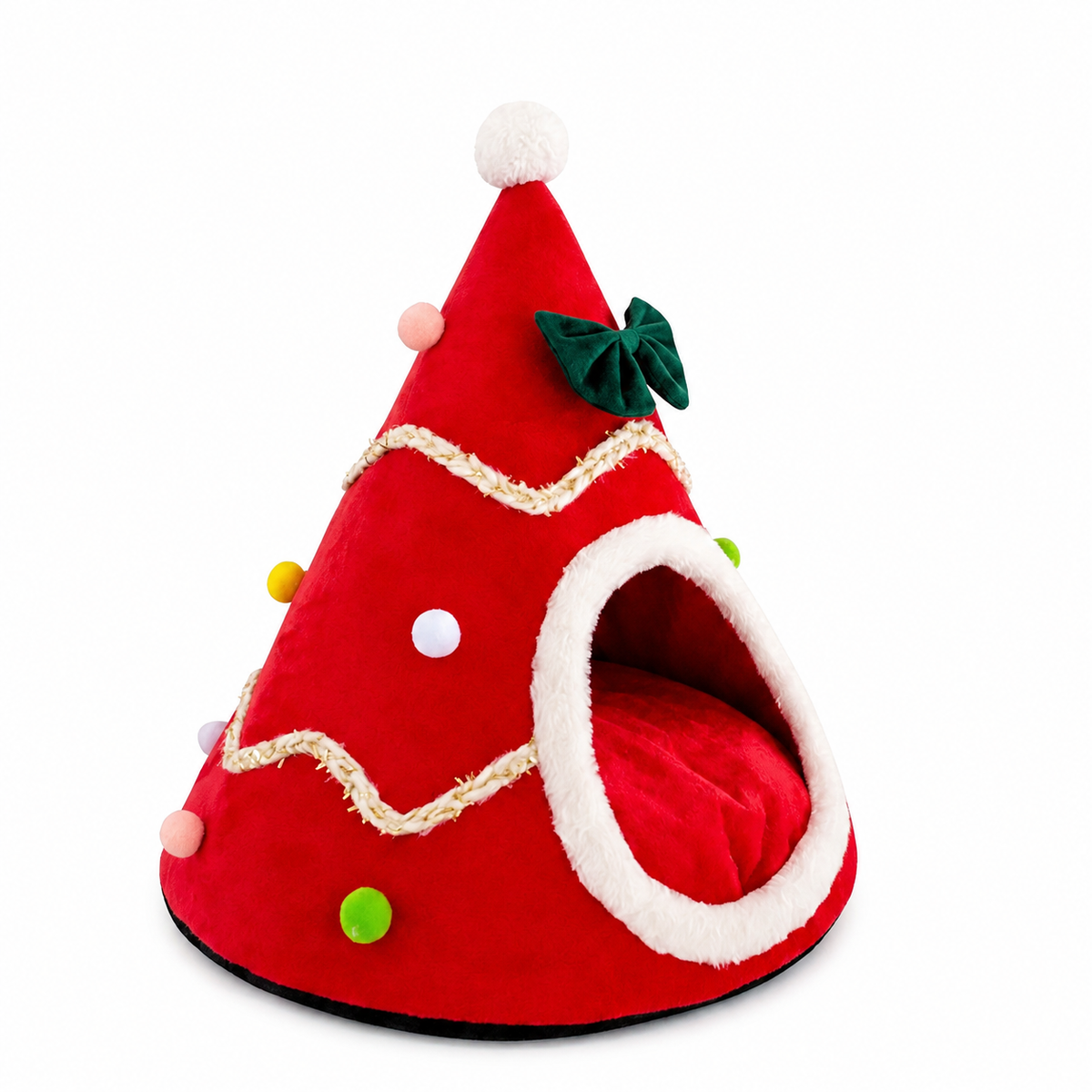 Cabane Pour Chat En Forme De Sapin De Noël Pour toi Mon chat