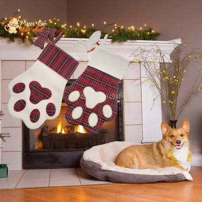 Noël Décors Chat, Chaussettes de Noël - Pour chats - Chat’chaussette’de’Noël™ Pour toi Mon chat
