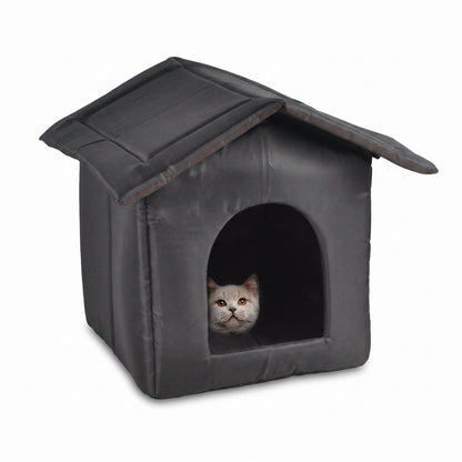 MAISON ÉTANCHE POUR CHAT D’EXTÉRIEUR - CABANE4CAT™ Pour toi Mon chat
