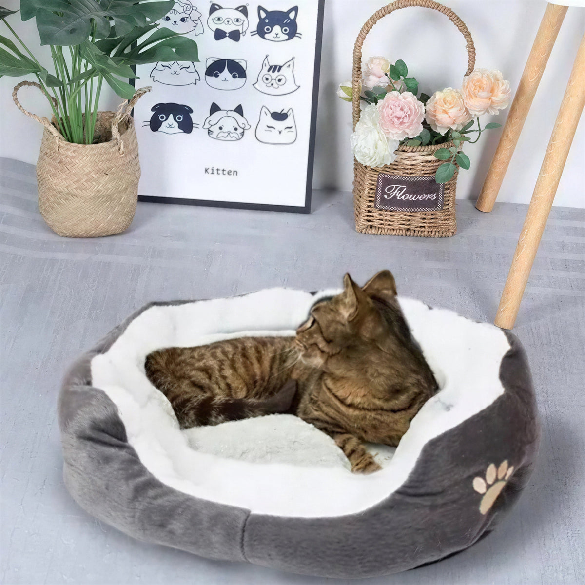 Coussin chat, maison pour chat, niche pour chat, Confort'Chat™ Pour toi Mon chat