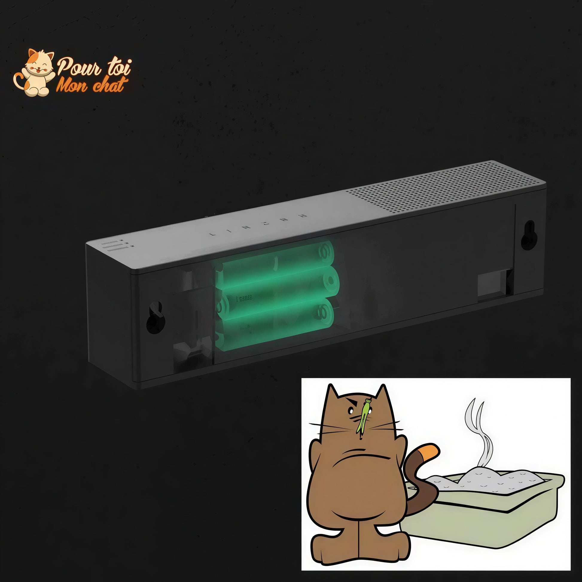 Désodorisant Révolutionn'air pour Litière - SentSiBon™ Pour toi Mon chat