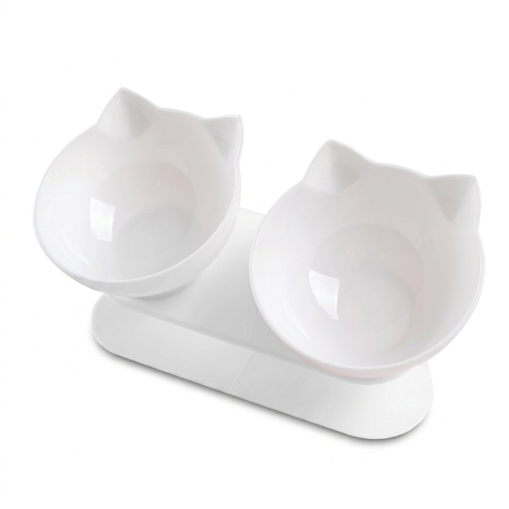Gamelle Tête de Chat 2 en 1 - Cat'Twin'Bowl™ Pour toi Mon chat