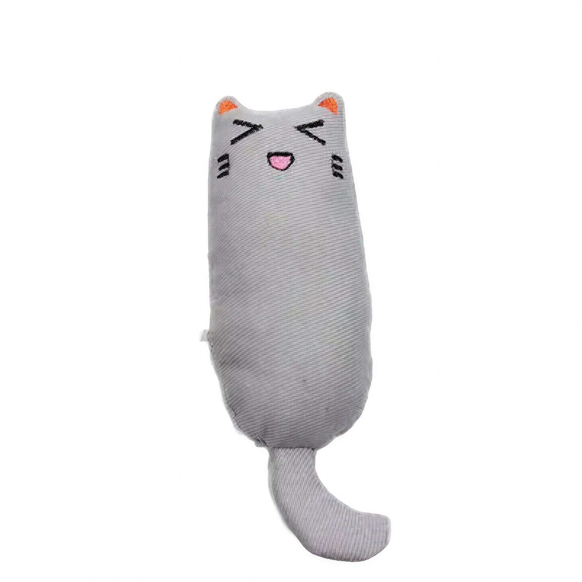 Jouet en peluche pouvant être garni d’herbe à chat - MonDoudouChat™ Pour toi Mon chat