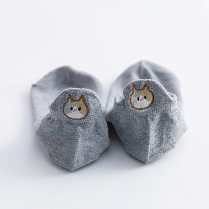 Cadeau Fan De Chat Chaussettes Avec Motif Chat Aux Talons Pour toi Mon chat