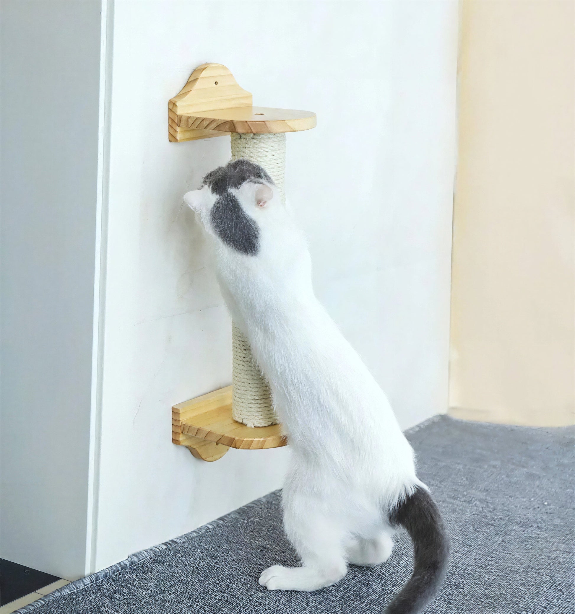 Arbre à gratter mural en sisal pour chats Pour toi Mon chat