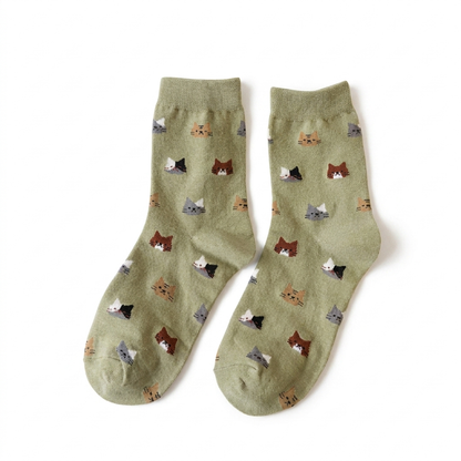 Cadeau Fan De Chat Chaussettes Chaude En Coton Pour toi Mon chat