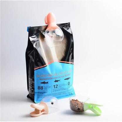 Cuillère à bec de canard en plastique pour chat Pour toi Mon chat
