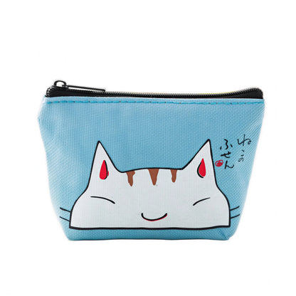 Sac à monnaie en toile de coton avec dessin de chats Pour toi Mon chat