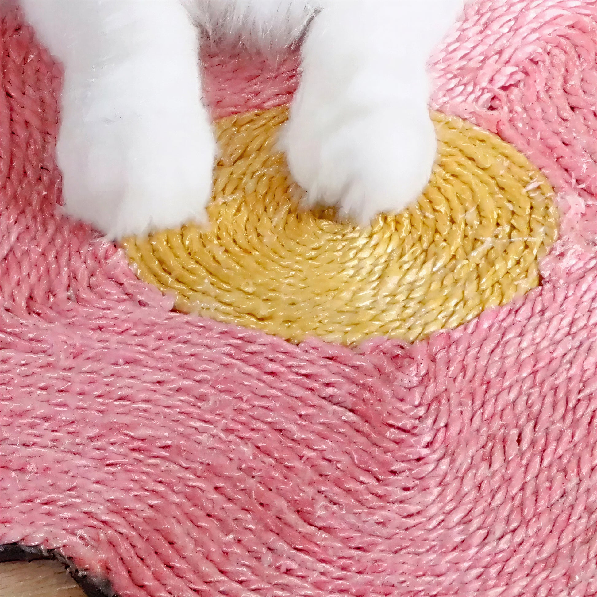 Tapis à griffes de chat en sisal à forme de fleur - vue 2