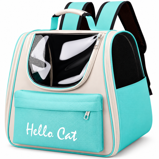 Sac à dos de transport respirant pour chat Pour toi Mon chat