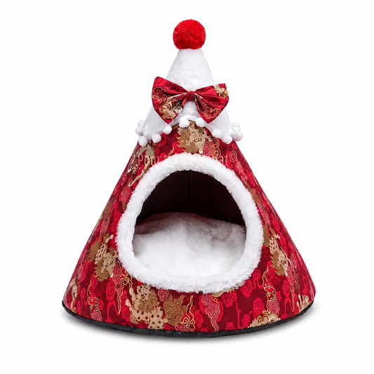 Noël Sapin de Noël Or et Argent - Pour Chat - SapinVelours™ Pour toi Mon chat
