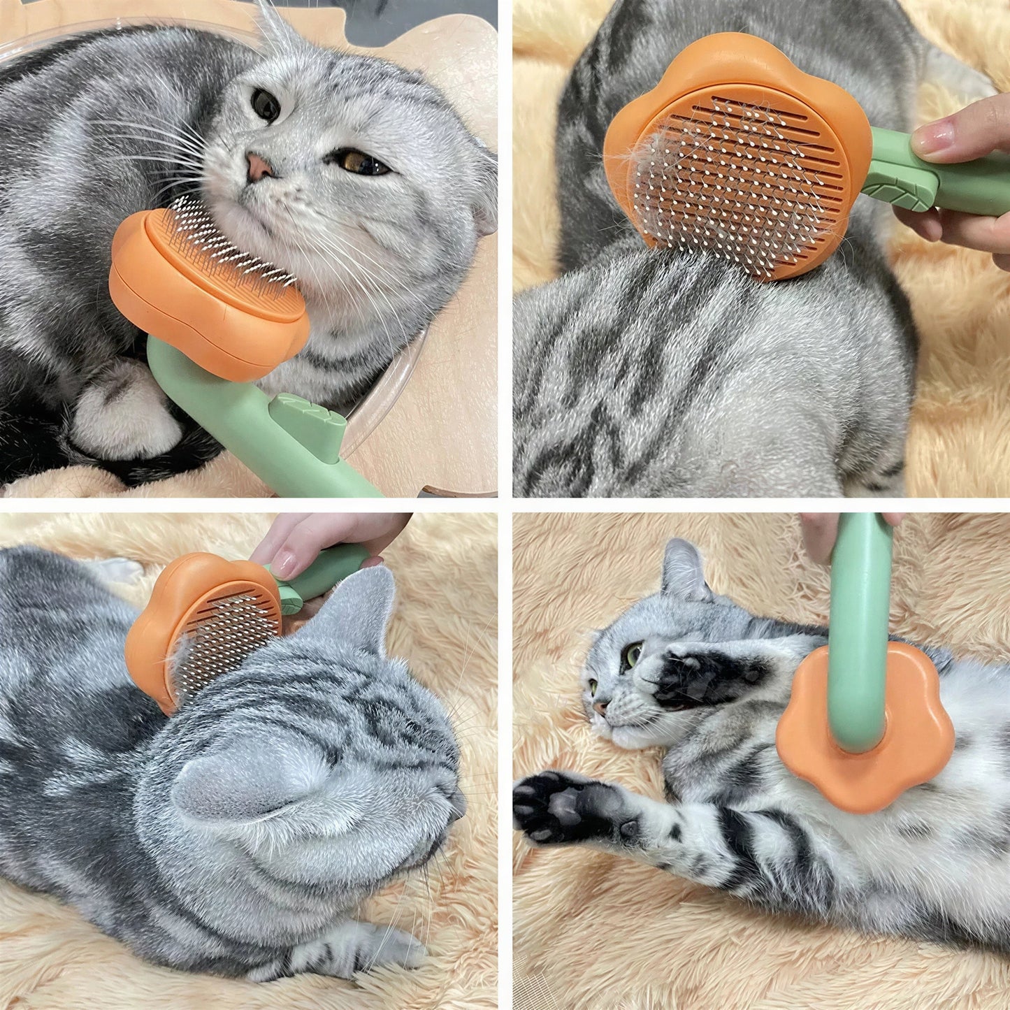 Peigne en acier inoxydable pour chat Pour toi Mon chat