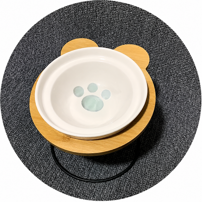 Bols d’alimentation et de boisson en céramique pour chats - MonChatBol™ Pour toi Mon chat