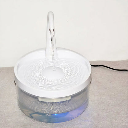Fontaine à eau automatique silencieuse avec filtration et lampe pour chat Pour toi Mon chat