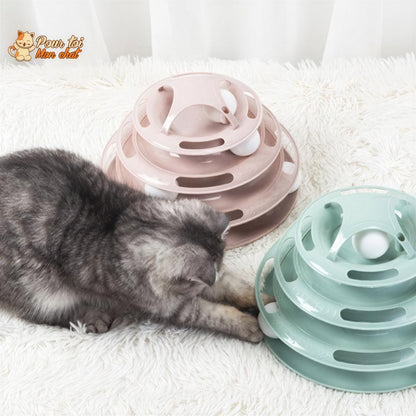 Jouet pour Chat avec Balles - Jeu2pistes™ Pour toi Mon chat