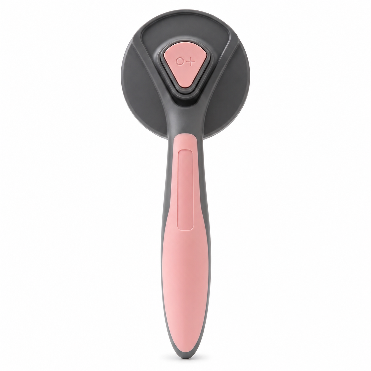 Brosse de toilettage avec bouton en acier inoxydable pour chat Pour toi Mon chat