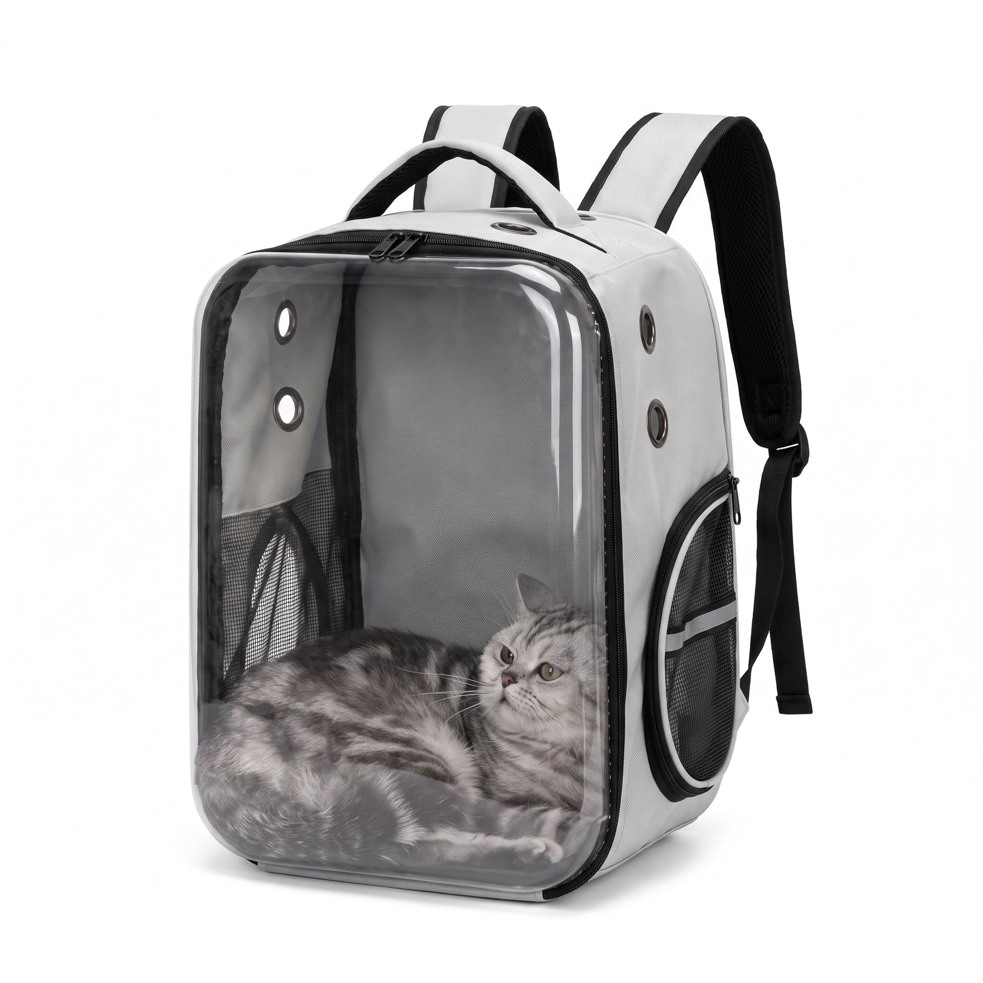 Sac à dos de transport carré pour chat Pour toi Mon chat