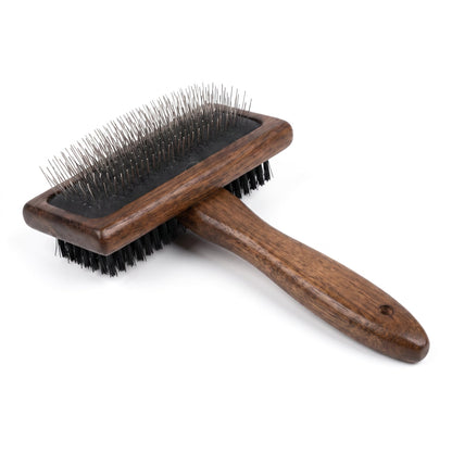 Brosse Chat Poil Long Durable en Bois Pour toi Mon chat