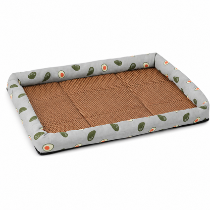 Tapis Rafraichissant Chat En Rotin Respirant Pour toi Mon chat