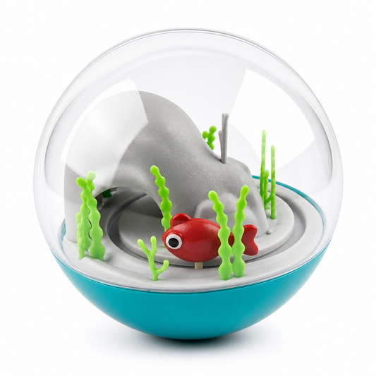 Balle de jeu interactive “aquarium” pour chat - AQUA'CHAT™ Pour toi Mon chat