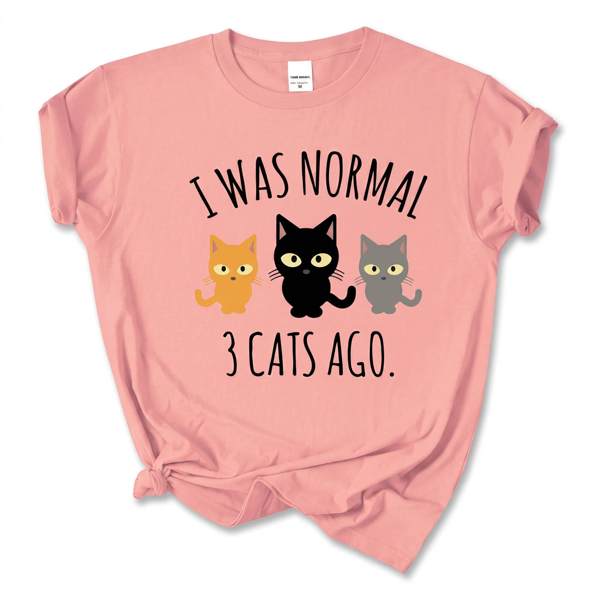 T-shirt drôle imprimé avec trois chats pour femme Pour toi Mon chat
